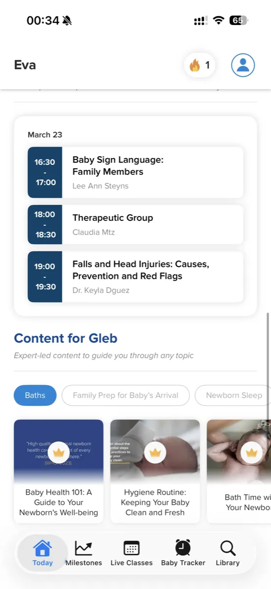 Kinedu - screenshot 4